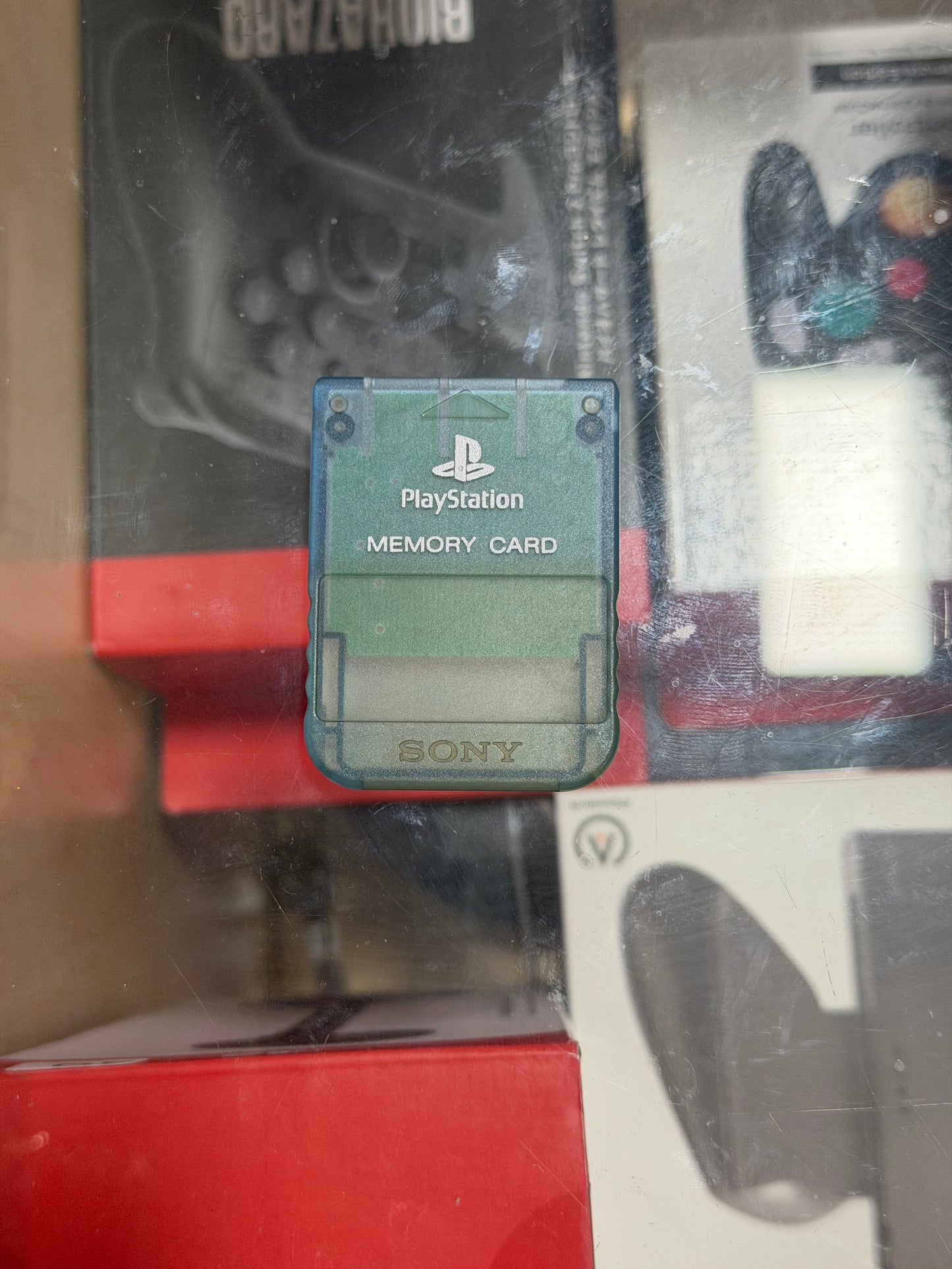 Blue PlayStation 1 Memory Card