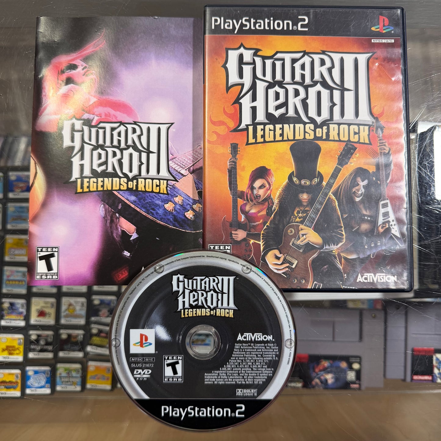 Guitar Hero III Legends Of Rock Playstation 2