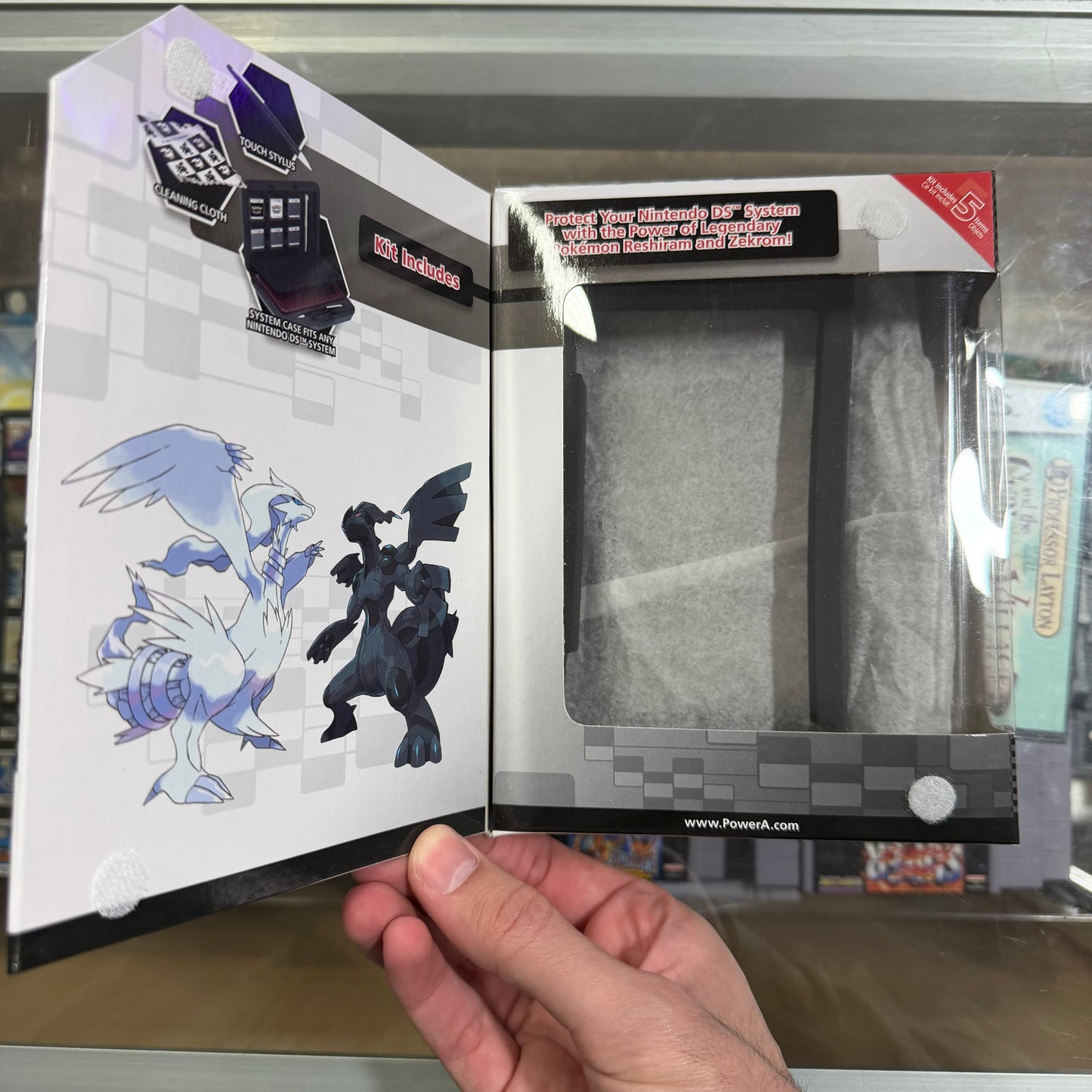 Pokemon Black White DS Universal Hard Case Kit PowerA Nintendo DS DSi XL