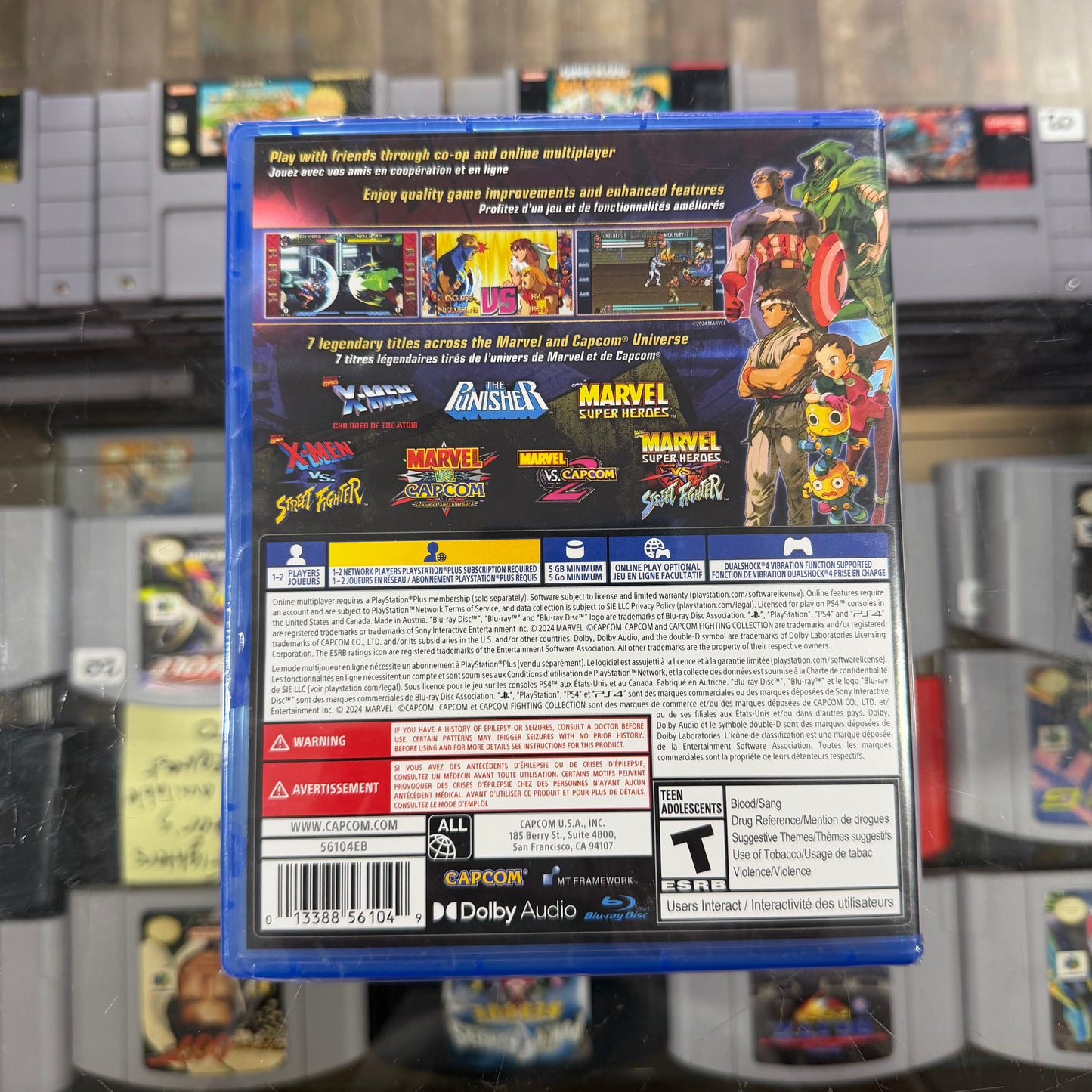 Marvel Vs. Capcom Fighting Collection: Arcade Classics Playstation 4 Sealed
