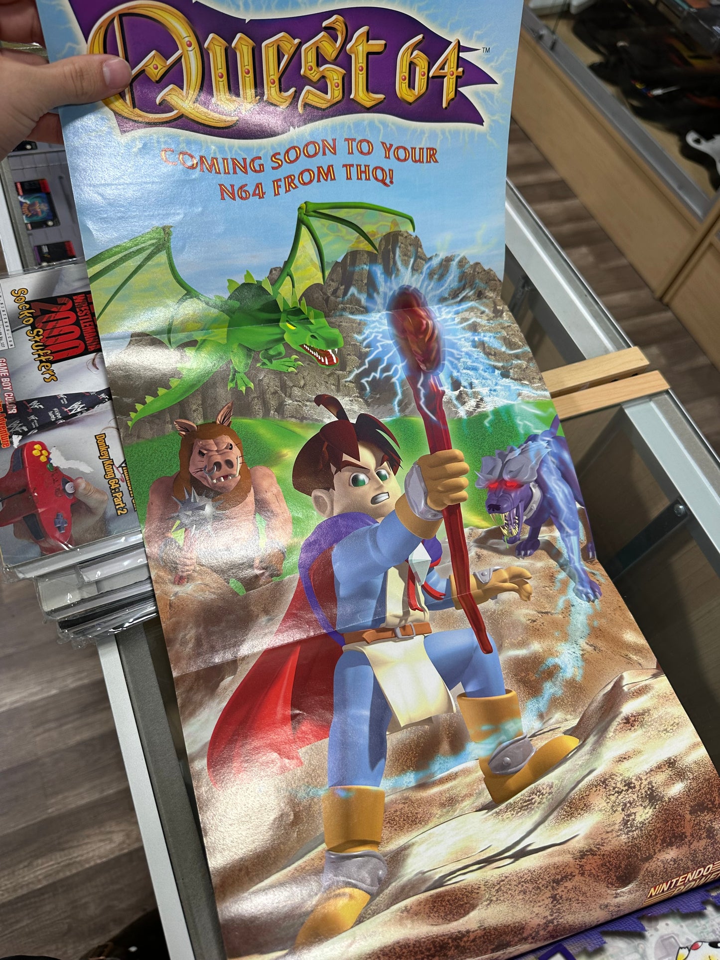Nintendo Power Vol 108 with Quest 64 Poster