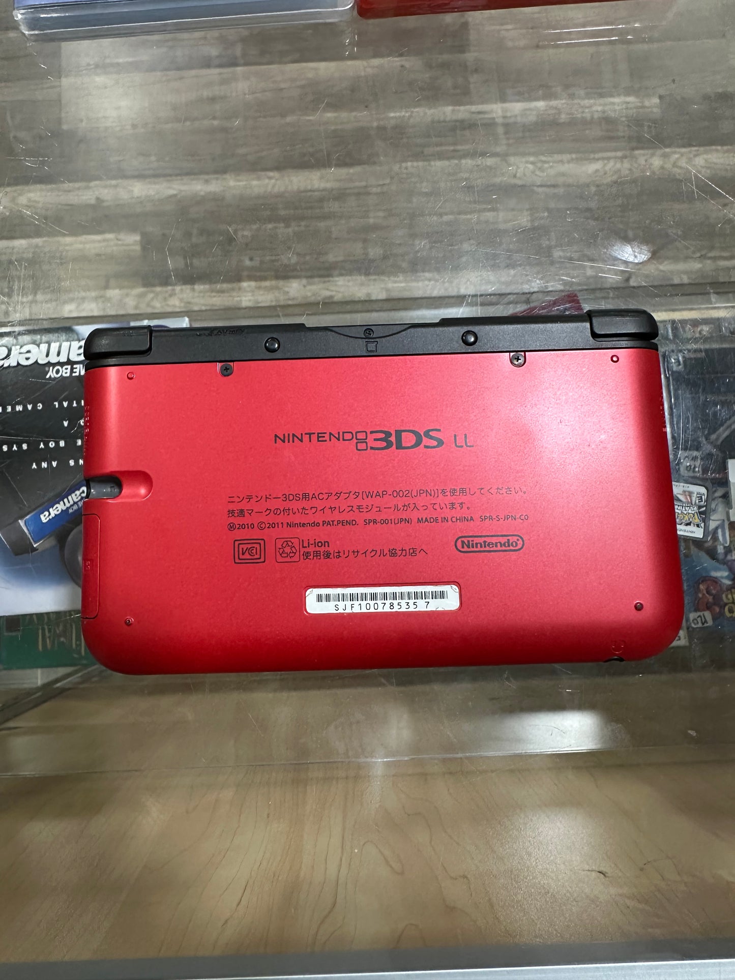 Red Nintendo 3DS LL Handheld System (US Region) with Digital Games