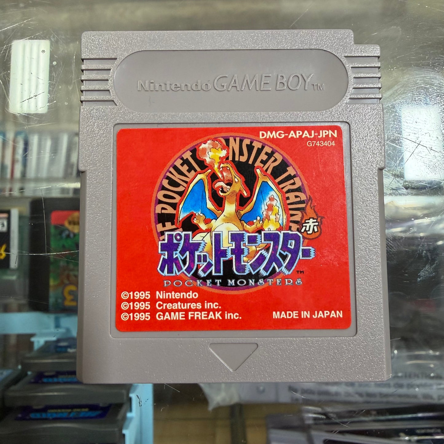 Pokemon Red JP GameBoy (new battery)