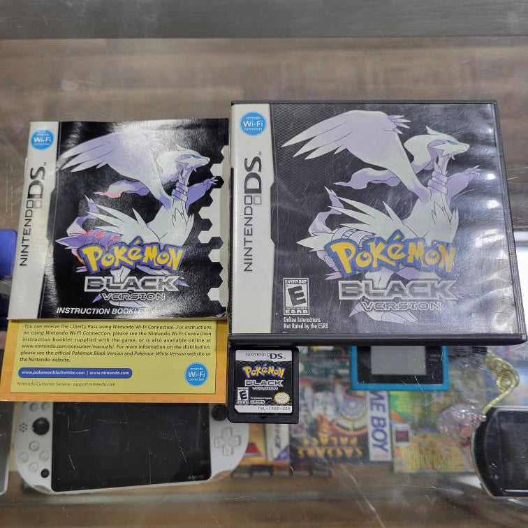 Pokémon Black Nintendo DS CIB Authentic