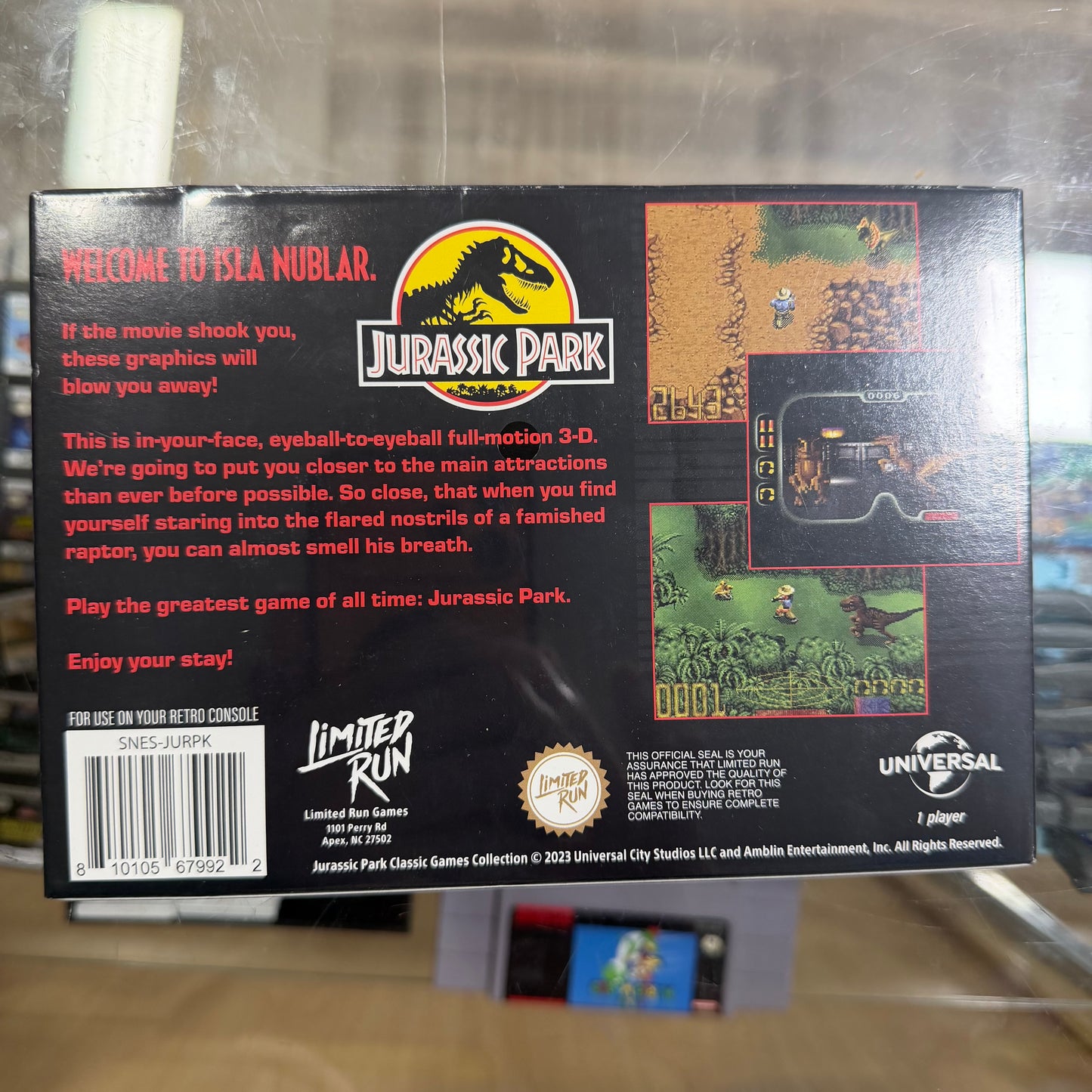 Jurassic Park (Limited Run) Super Nintendo sealed