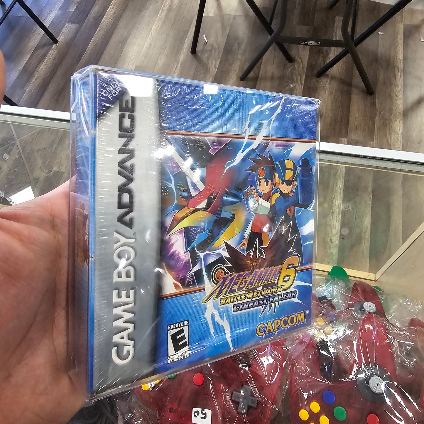 Mega Man Battle Network 6 Cybeast Falzar CIB with Box Protector Nintendo Gameboy Advance