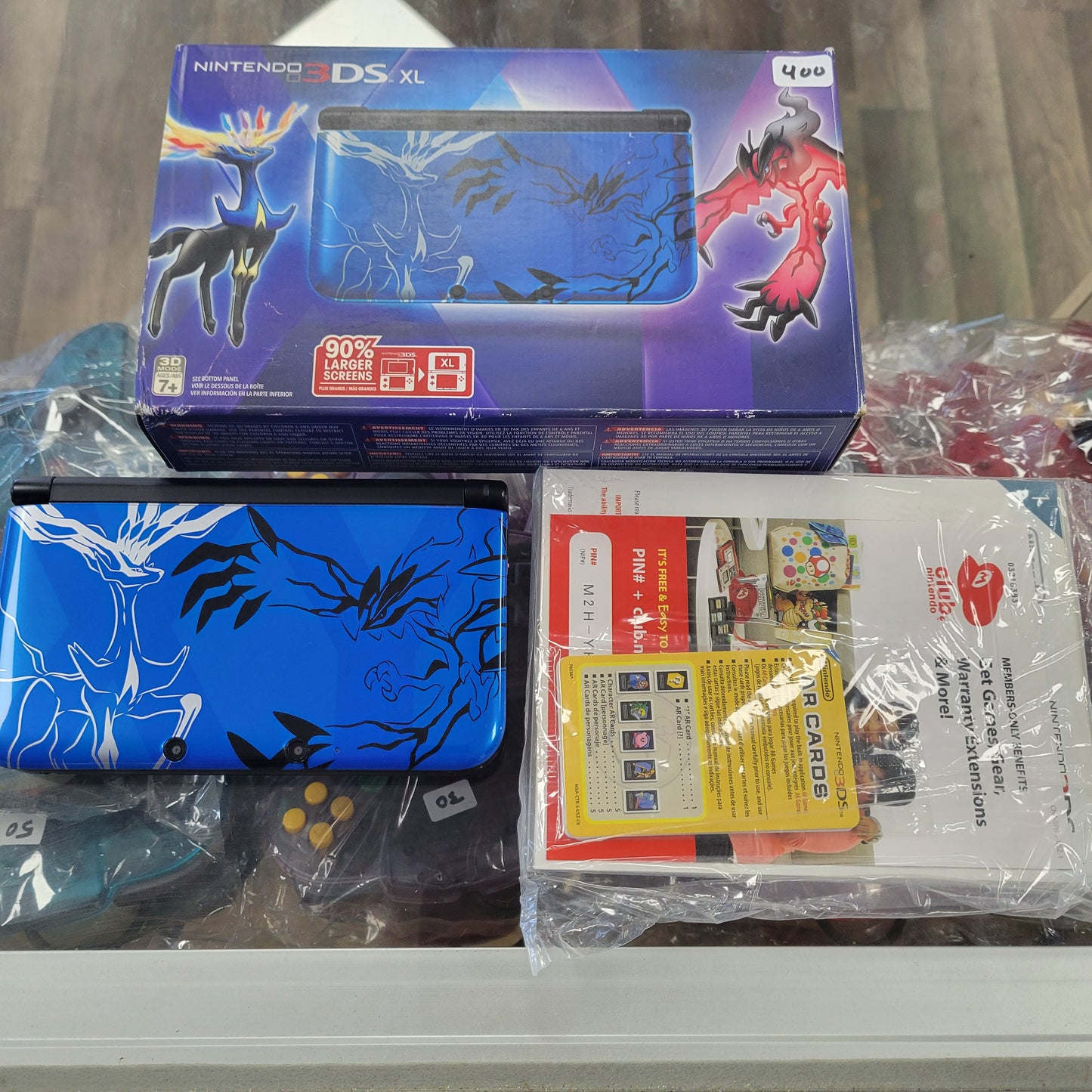 Nintendo 3DS XL Pokemon X Y Blue Limited Edition