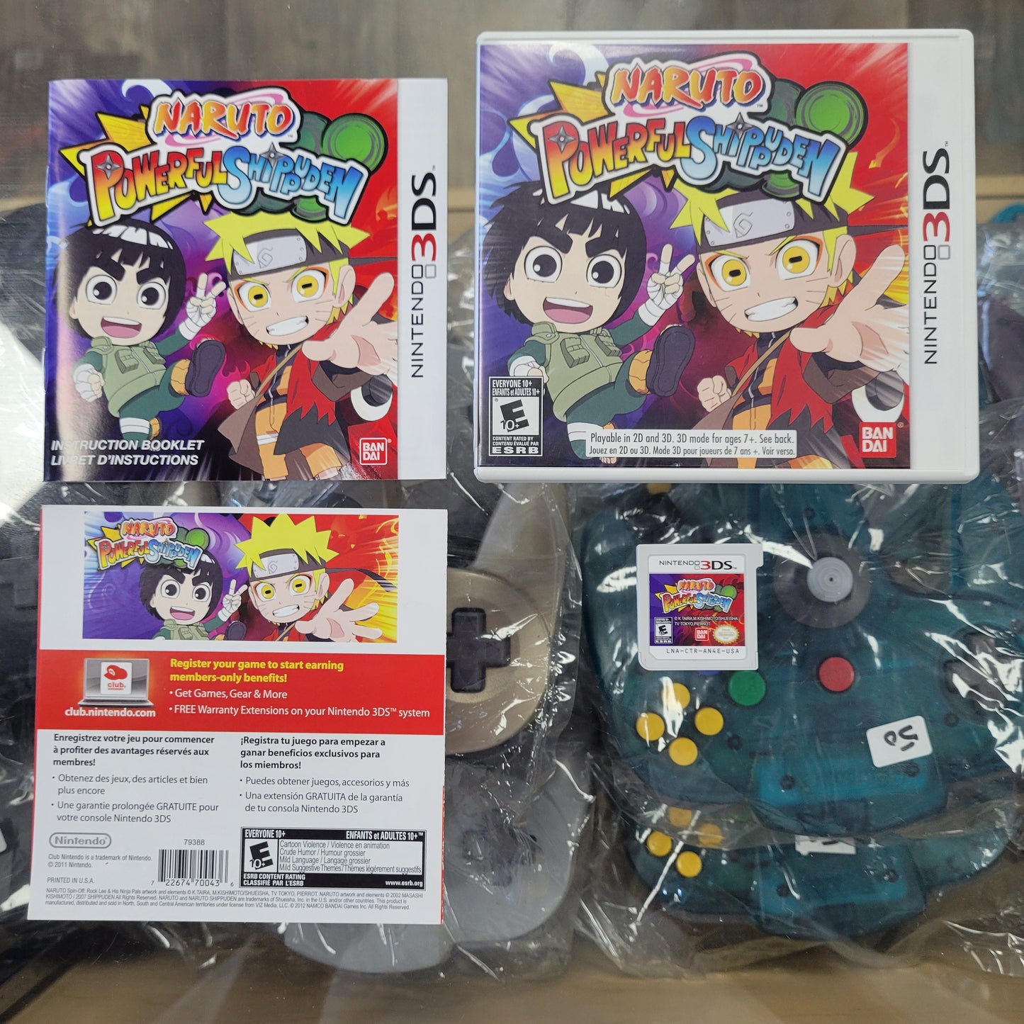 Naruto Powerful Shippuden CIB Nintendo 3DS
