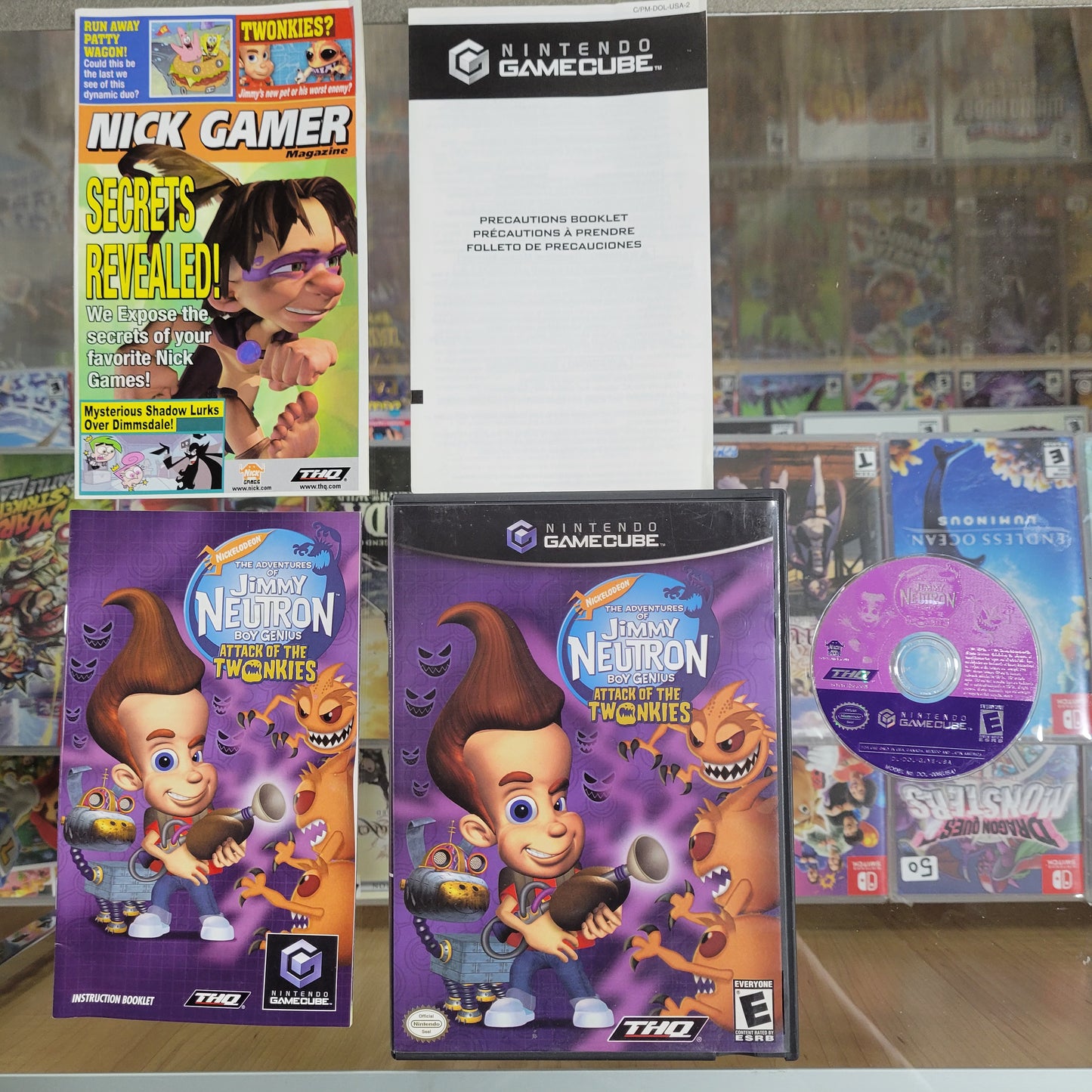 Jimmy Neutron Attack of the Twonkies CIB Nintendo Gamecube