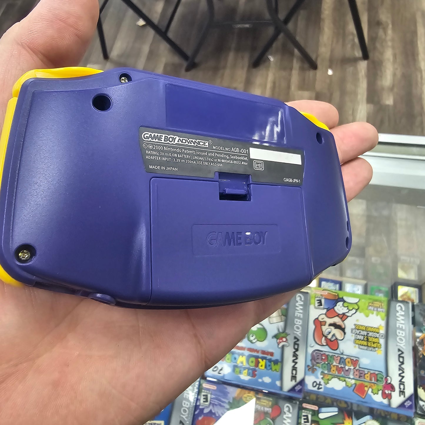 Metroid Gameboy Advance System with Modded Brighter Screen (Custom)