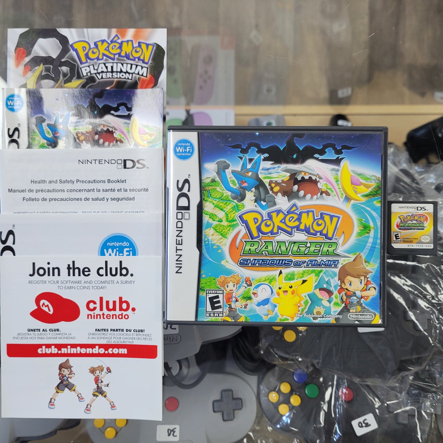 Pokemon Ranger Shadows of Almia Nintendo DS