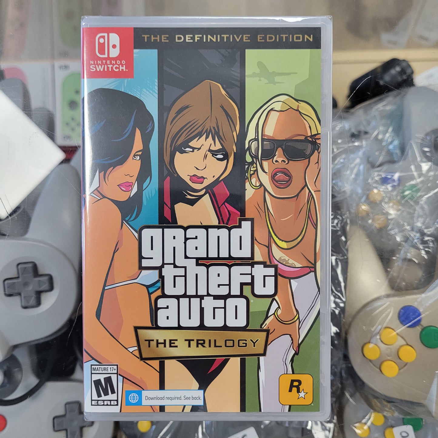 New Grand Theft Auto: The Trilogy Definitive Edition Nintendo Switch