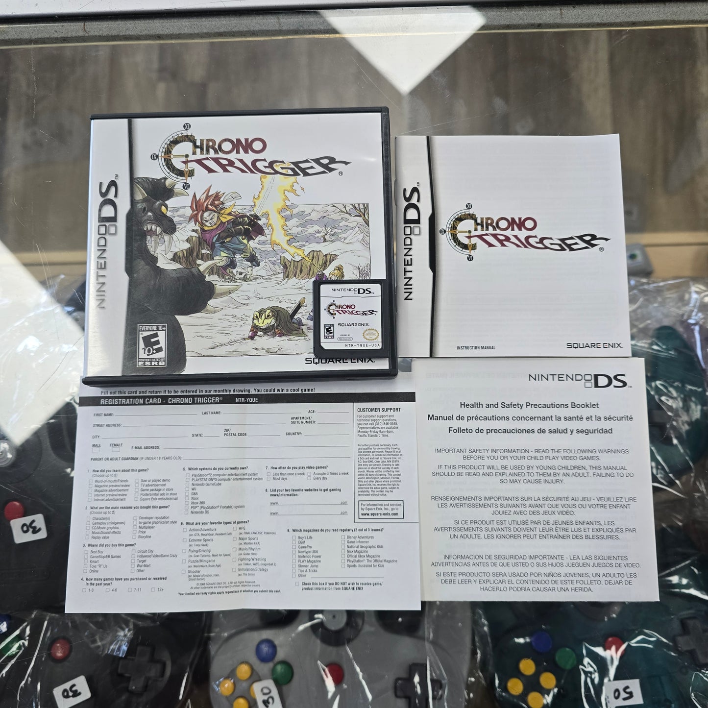 Chrono Trigger CIB with Registration Card Nintendo DS