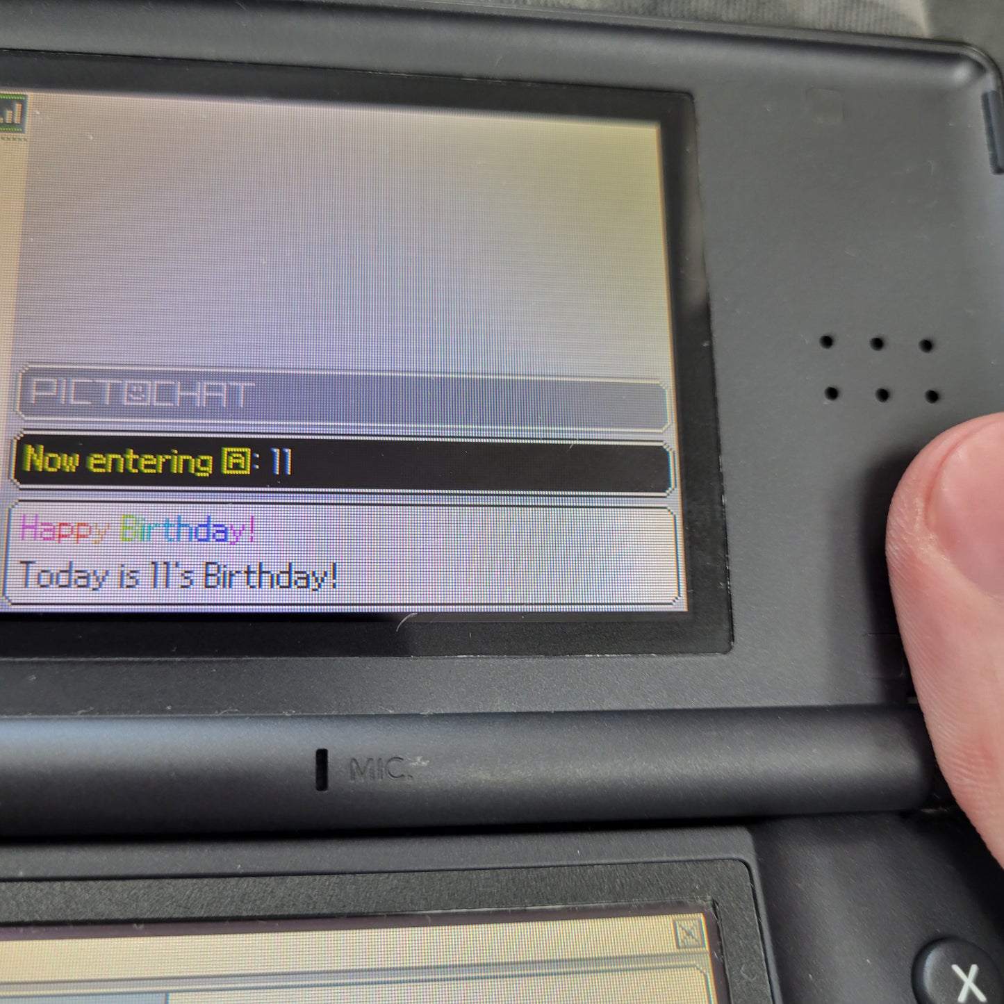 Black Nintendo DS Lite Nintendo DS Yellow Screen With Charger