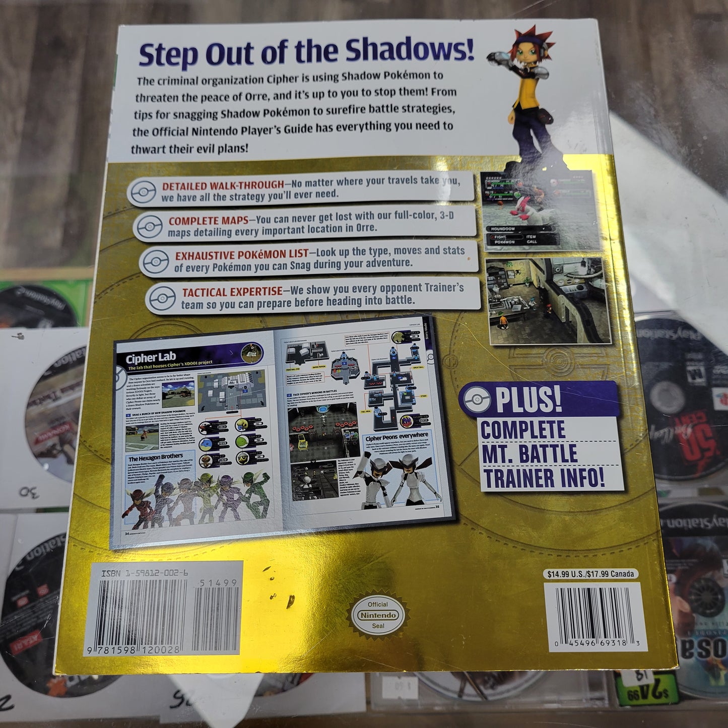 Pokémon XD Gale Of Darkness Nintendo Game Cube Official Ninte do Player's Guide
