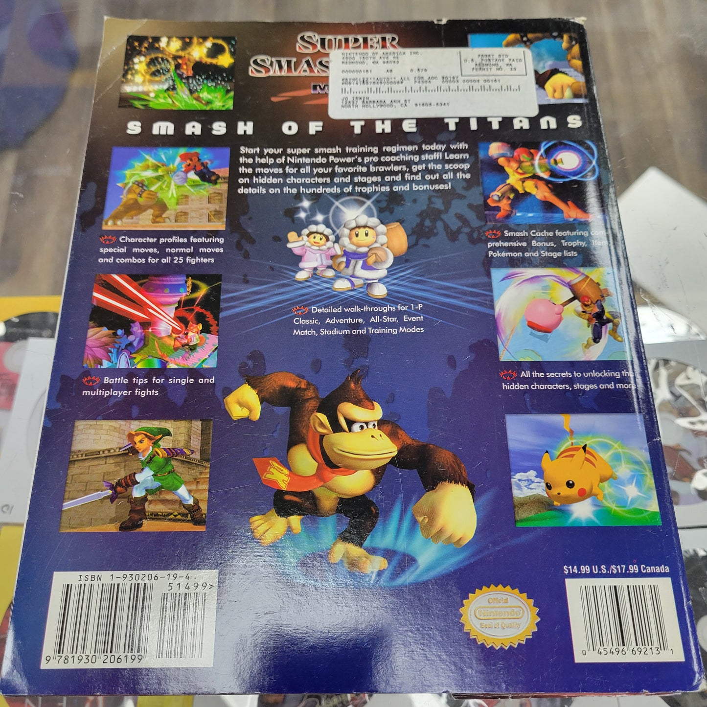 Super Smash Bros. Melee Nintendo Power Guids