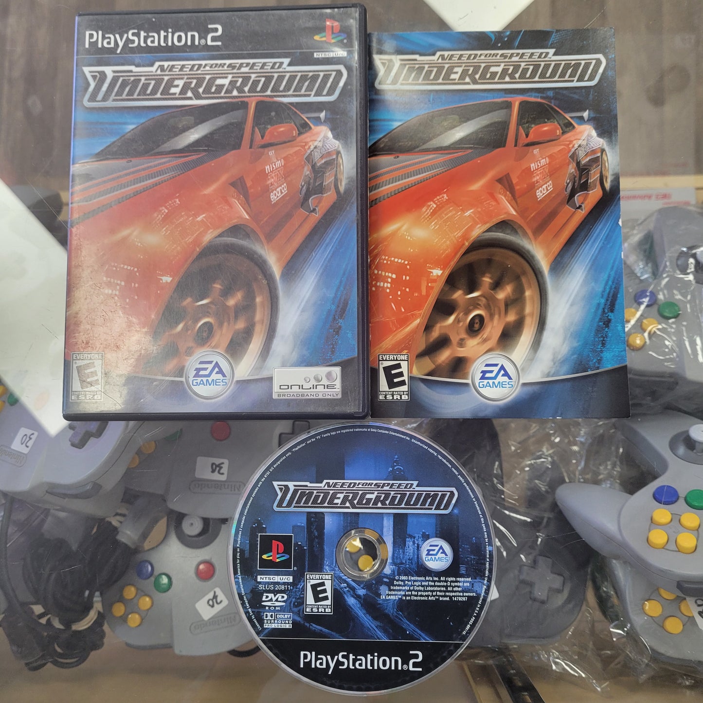 Need For Speed Underground Playstation 2