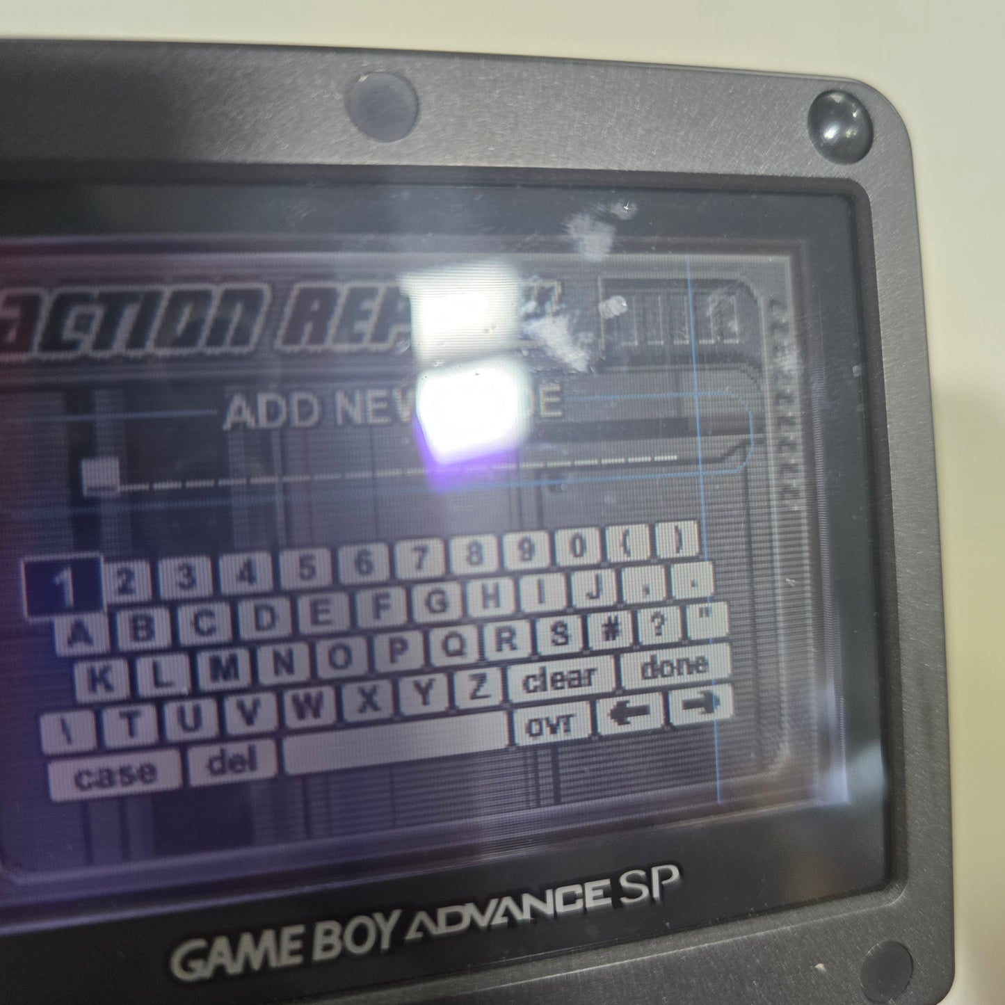 Black Nintendo Gameboy Advance Sp Handheld System (Has Issue with screen)