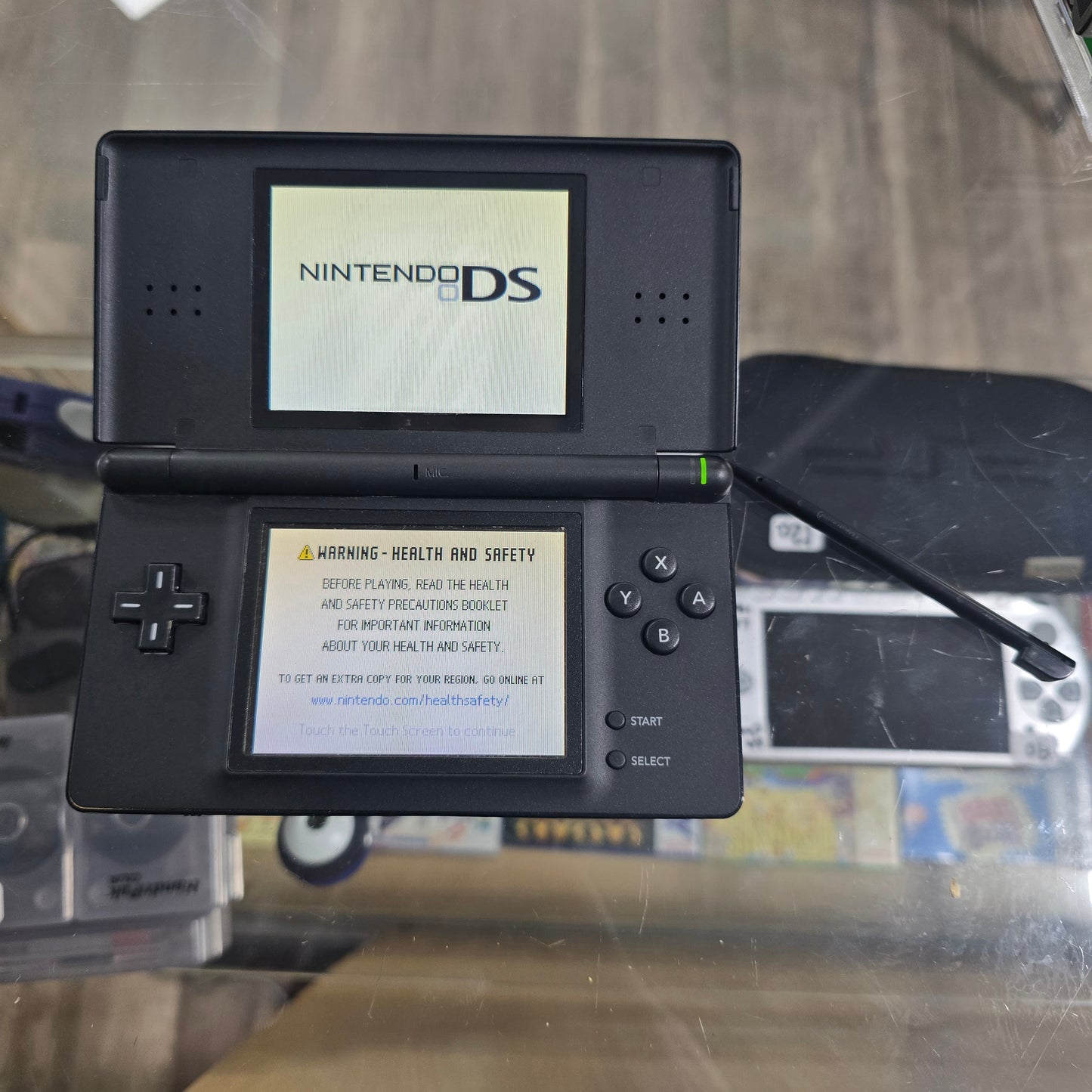 Black Nintendo DS Lite Handheld System with Charger