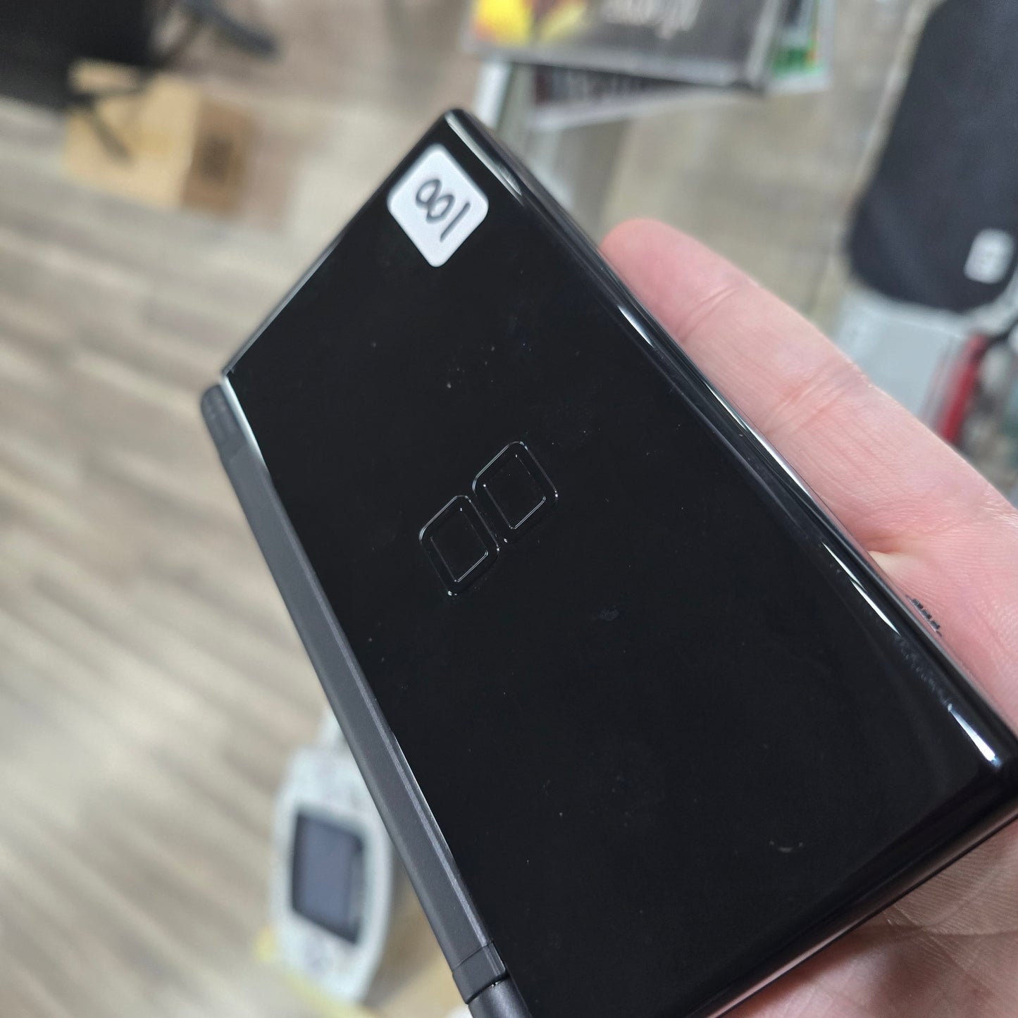 Black Nintendo DS Lite Handheld System with Charger