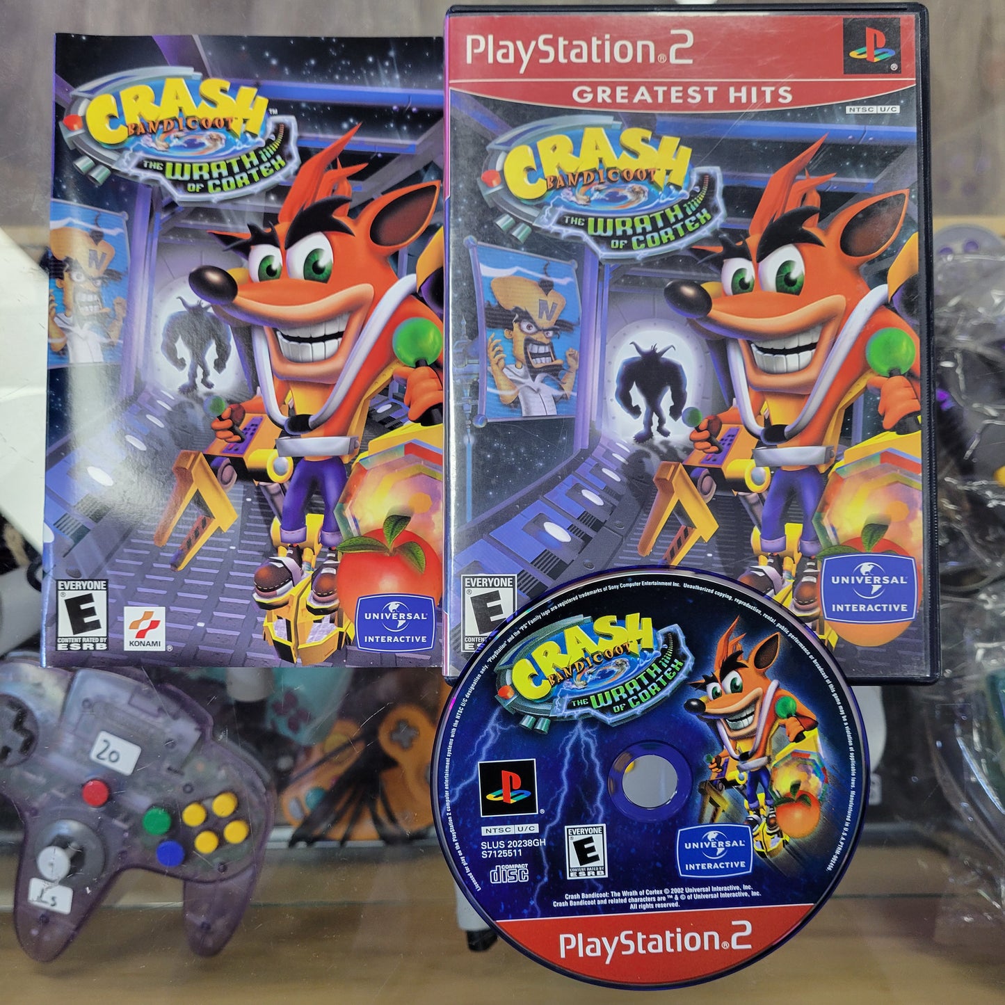 Crash Bandicoot The Wrath Of Cortex Playstation 2 Greatest Hits