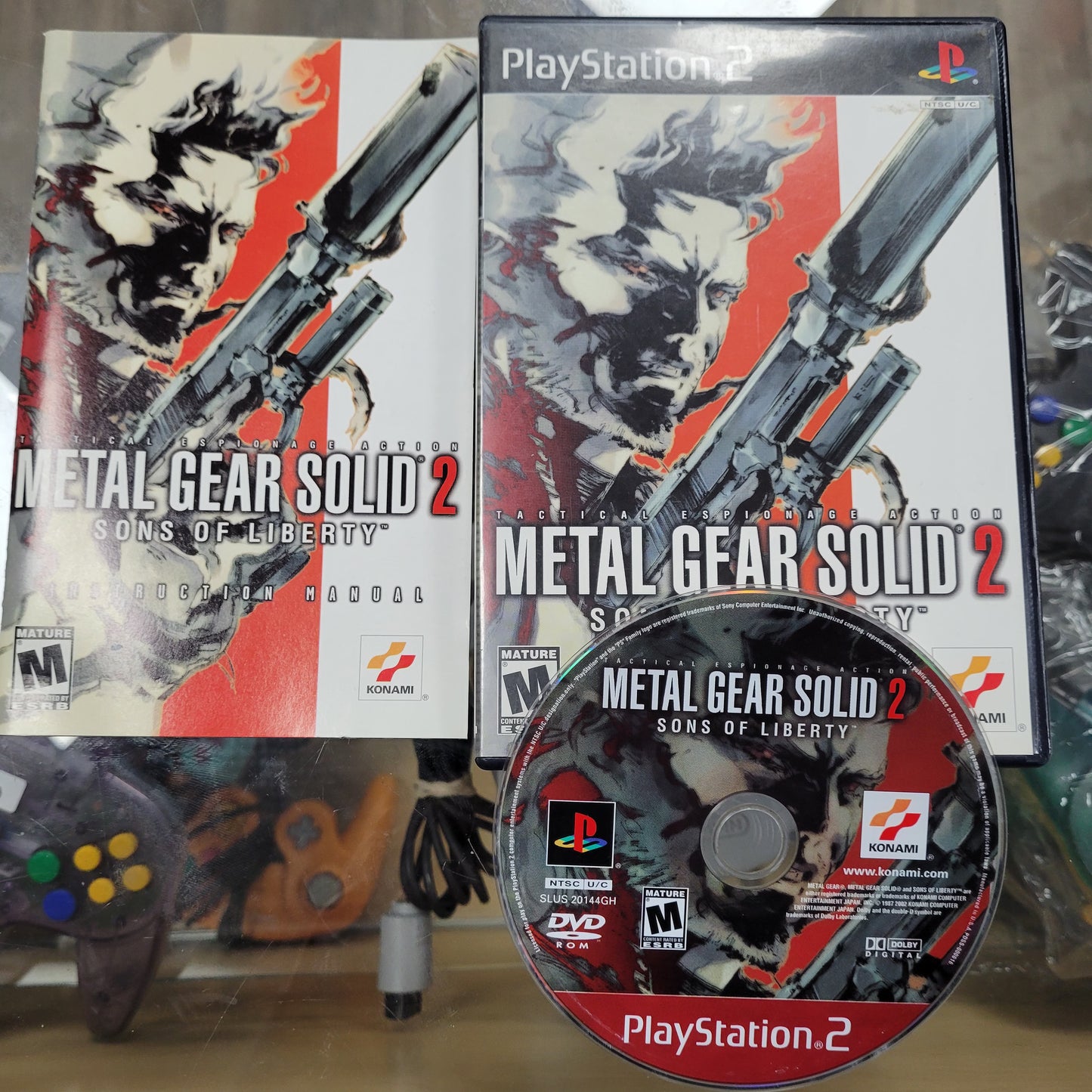 Metal Gear Solid 2 Sons Of Liberry Playstation 2
