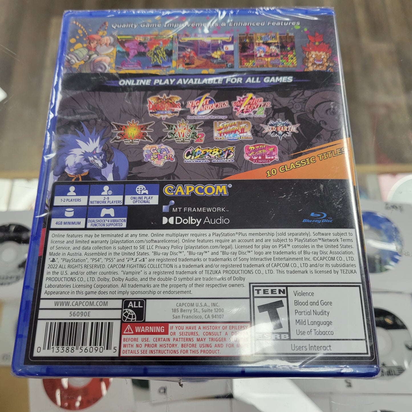Capcom Fighting Game Collection Sealed New
