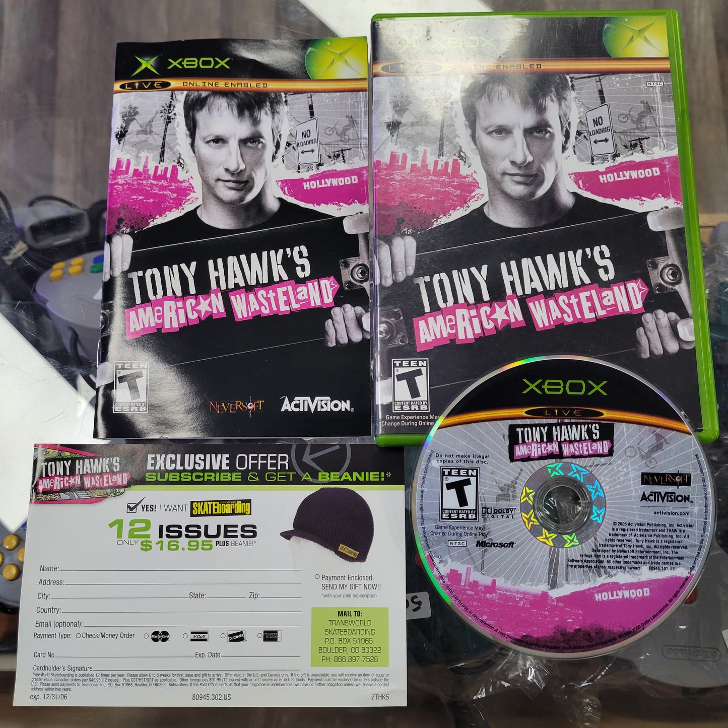 Tony Hawk's American Wasteland Original Xbox