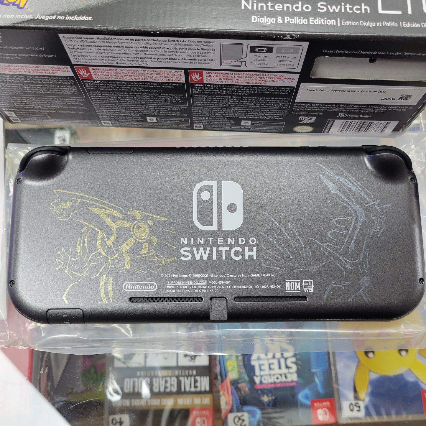 Nintendo Switch Lite Dialga and Palkia Edition