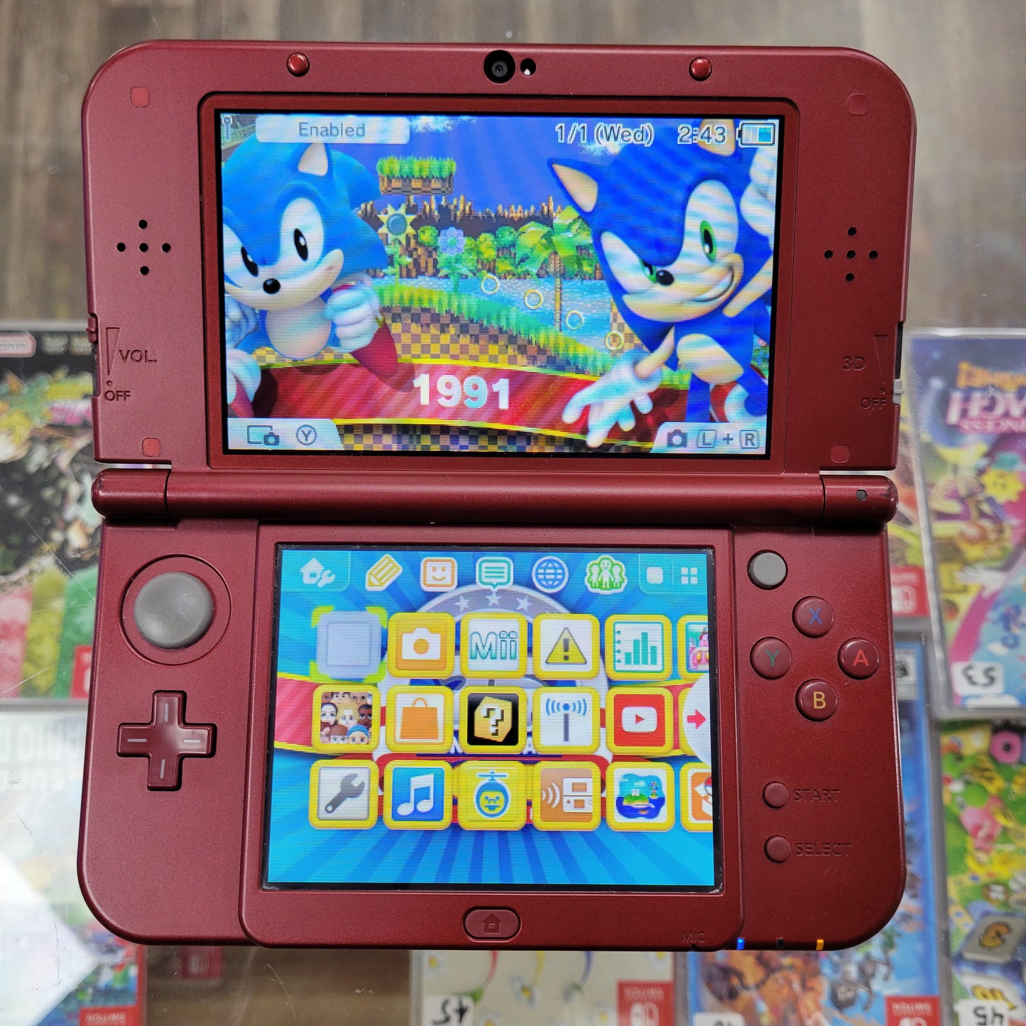 New 3DS XL Red Nintendo 3DS