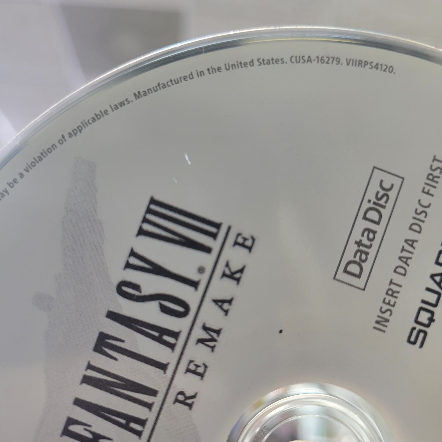 Final Fantasy VII Remake Playstation 4