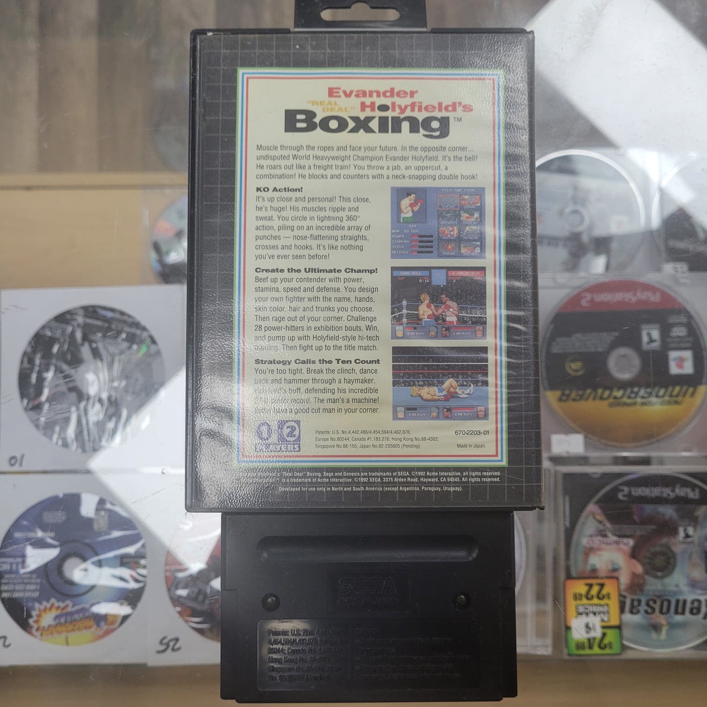 Evander Holyfields Real Deal Boxing Sega Genesis