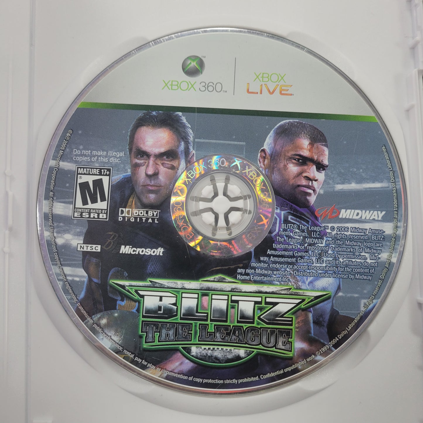 Blitz The League Xbox 360 (Loose Disc)