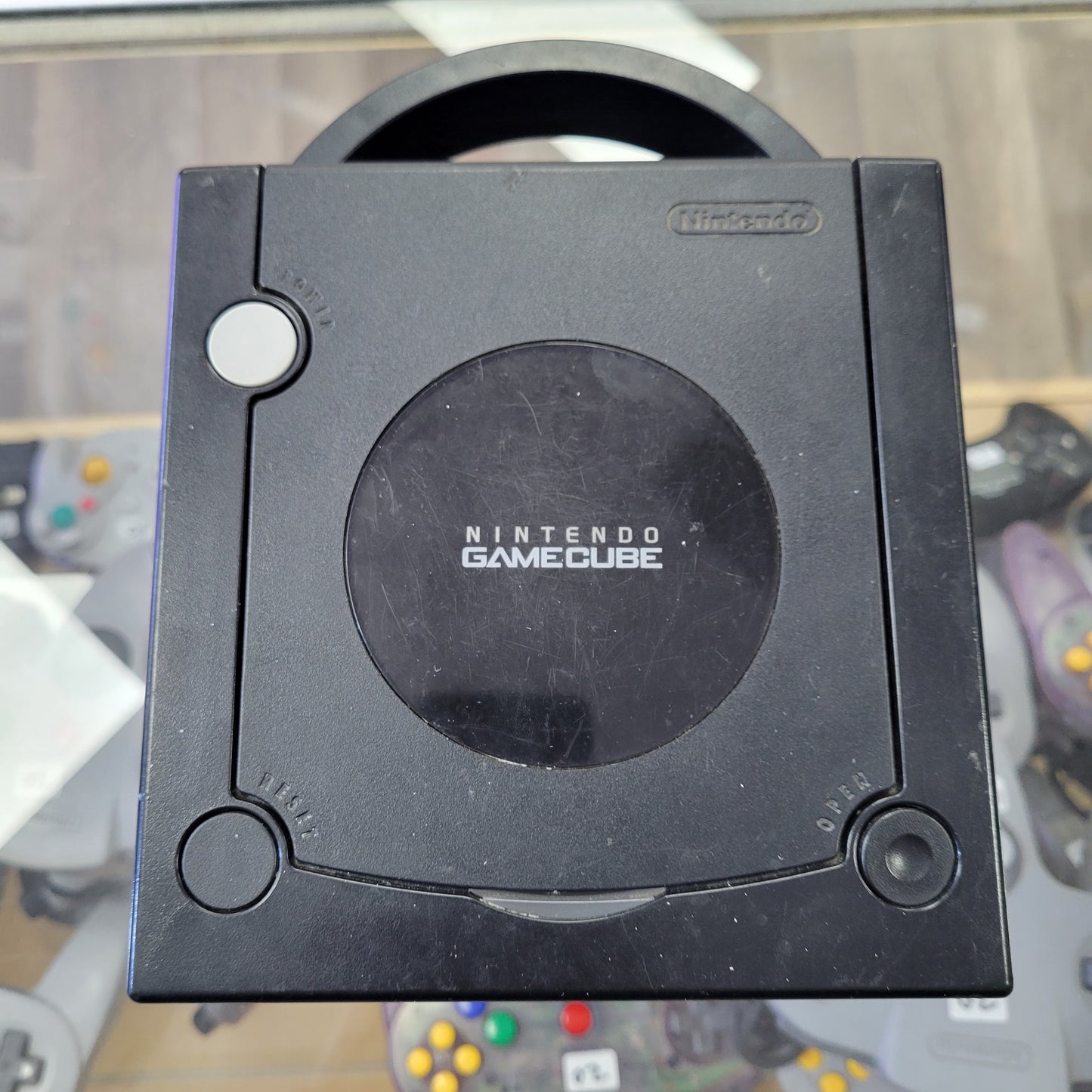 Black Nintendo Gamecube System CIB with all cords and a controller