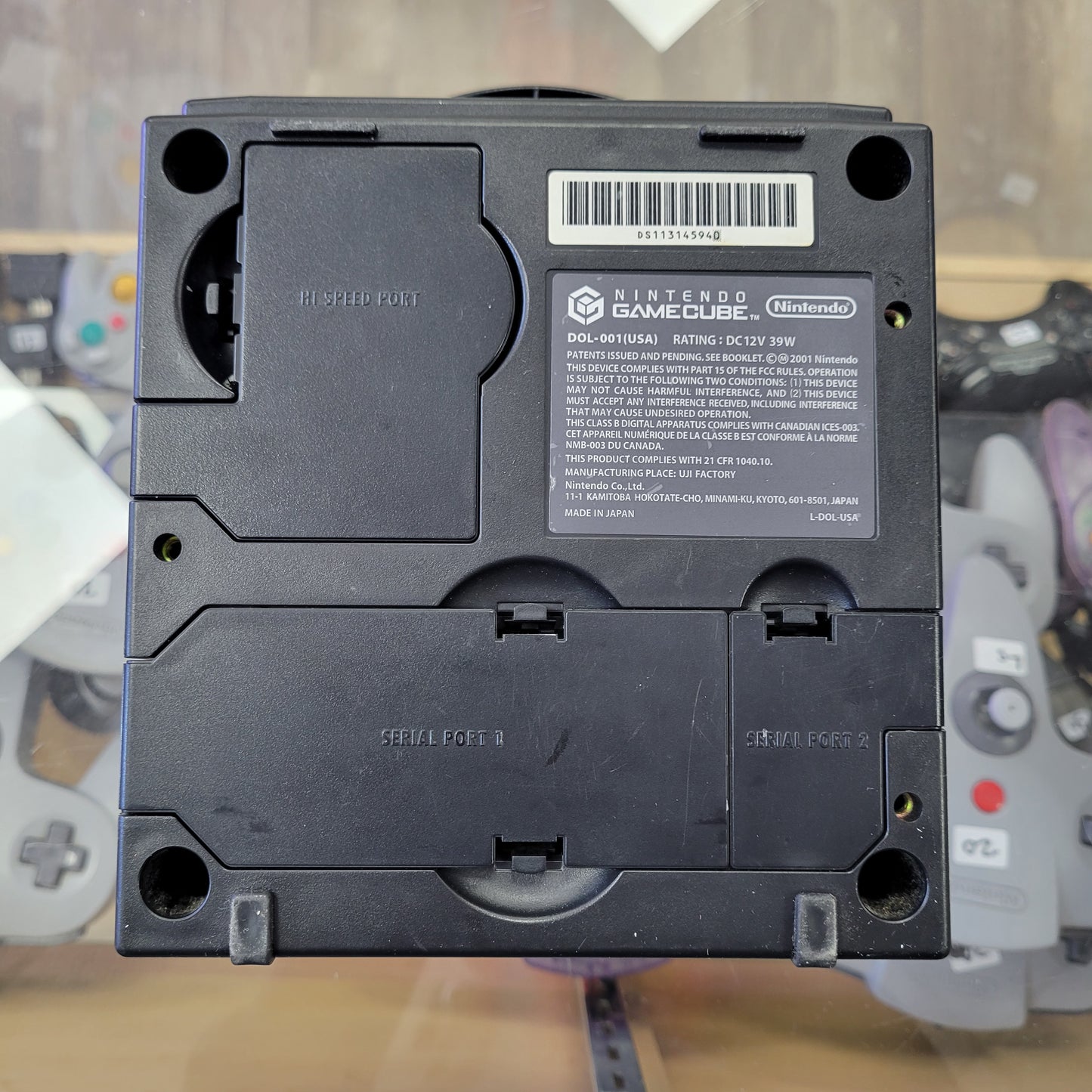 Black Nintendo Gamecube System CIB with all cords and a controller