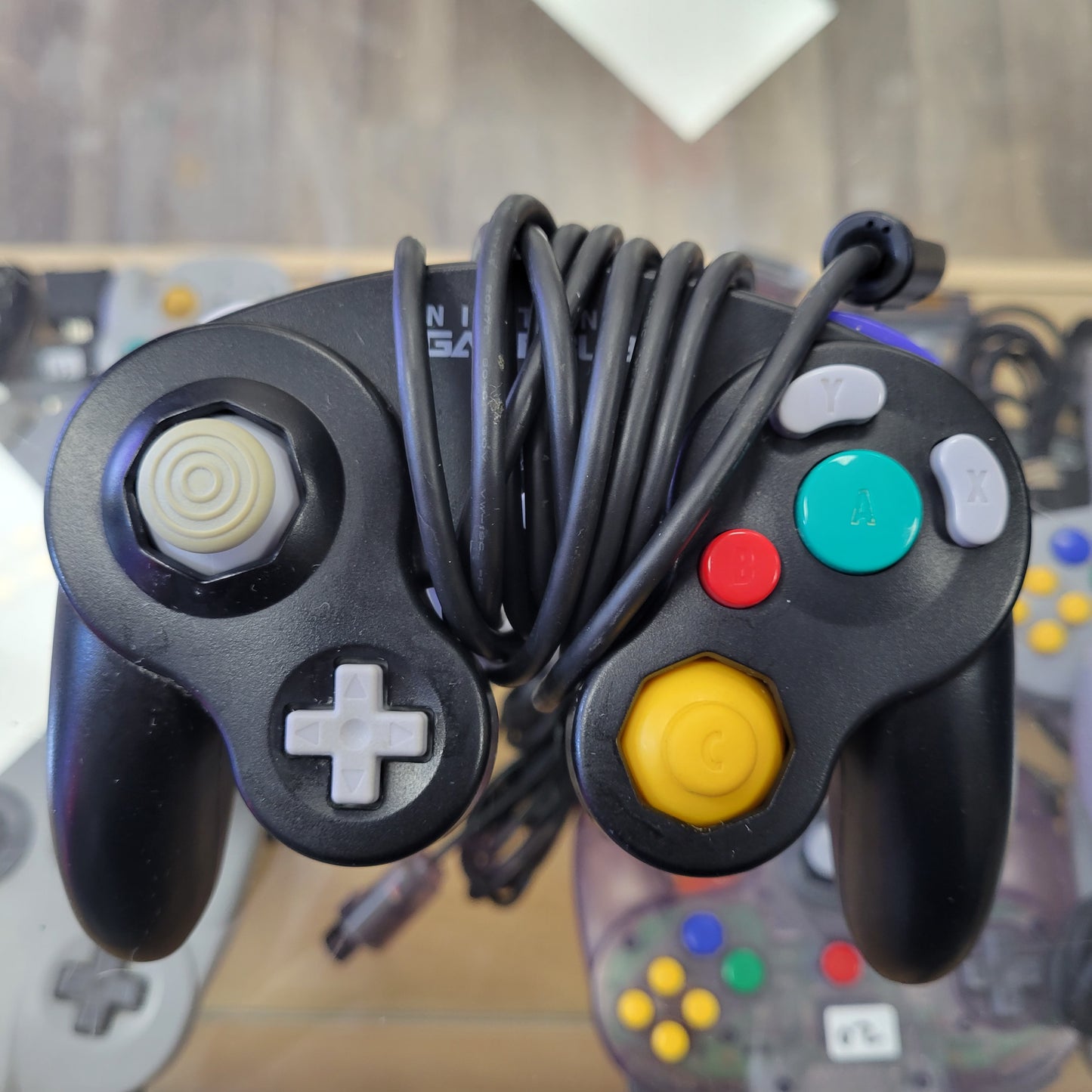 Black Nintendo Gamecube System CIB with all cords and a controller