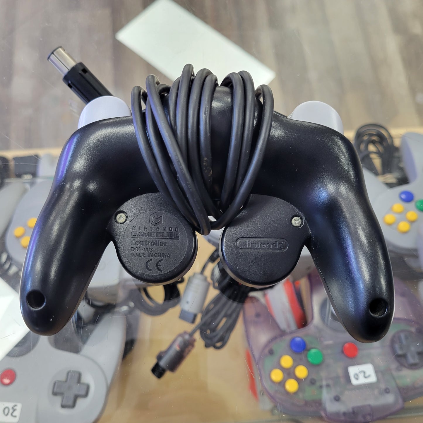 Black Nintendo Gamecube System CIB with all cords and a controller