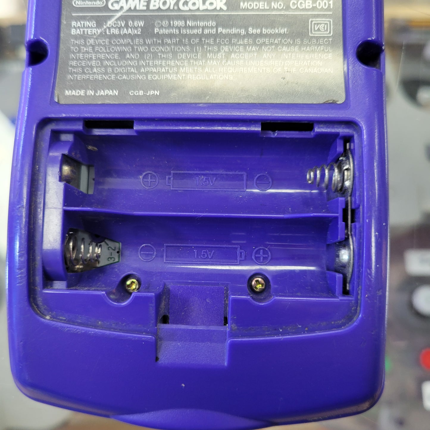 Nintendo Gameboy Color Purple