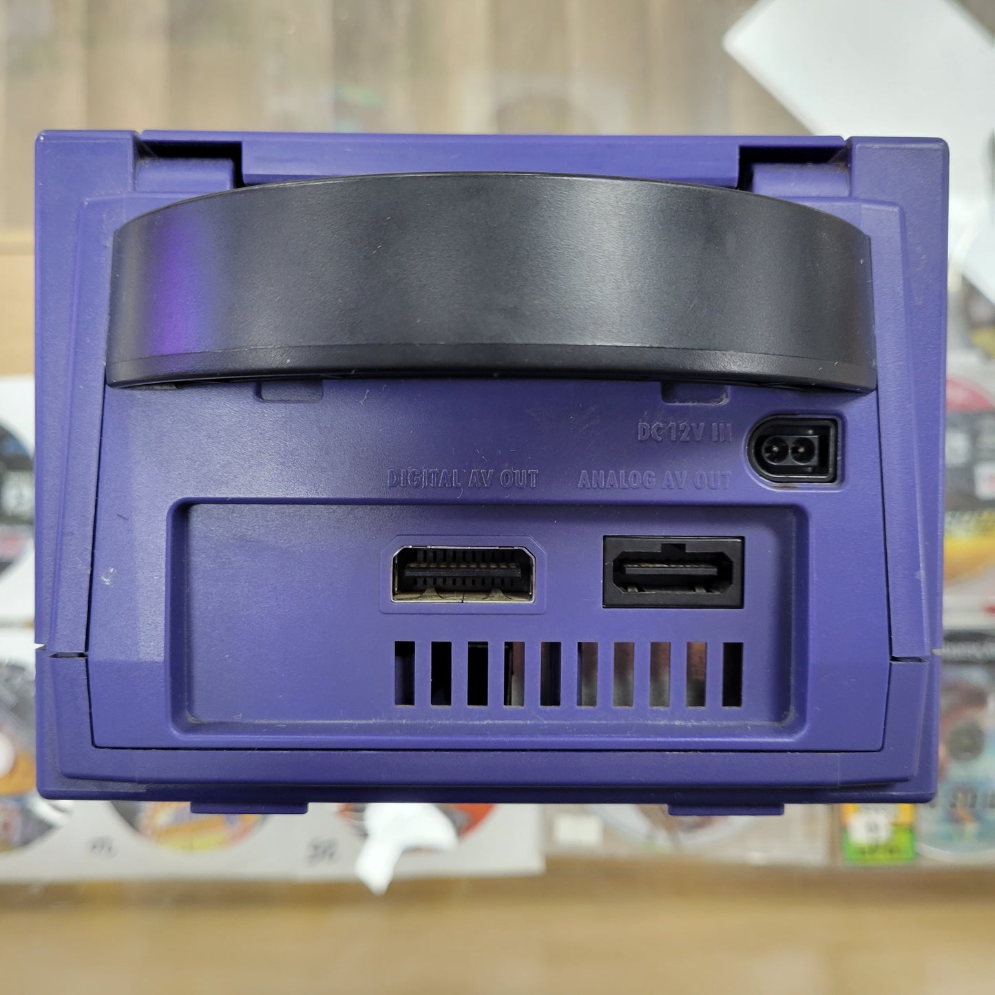 Purple Indigo Gamecube System all Cables And Controller Included