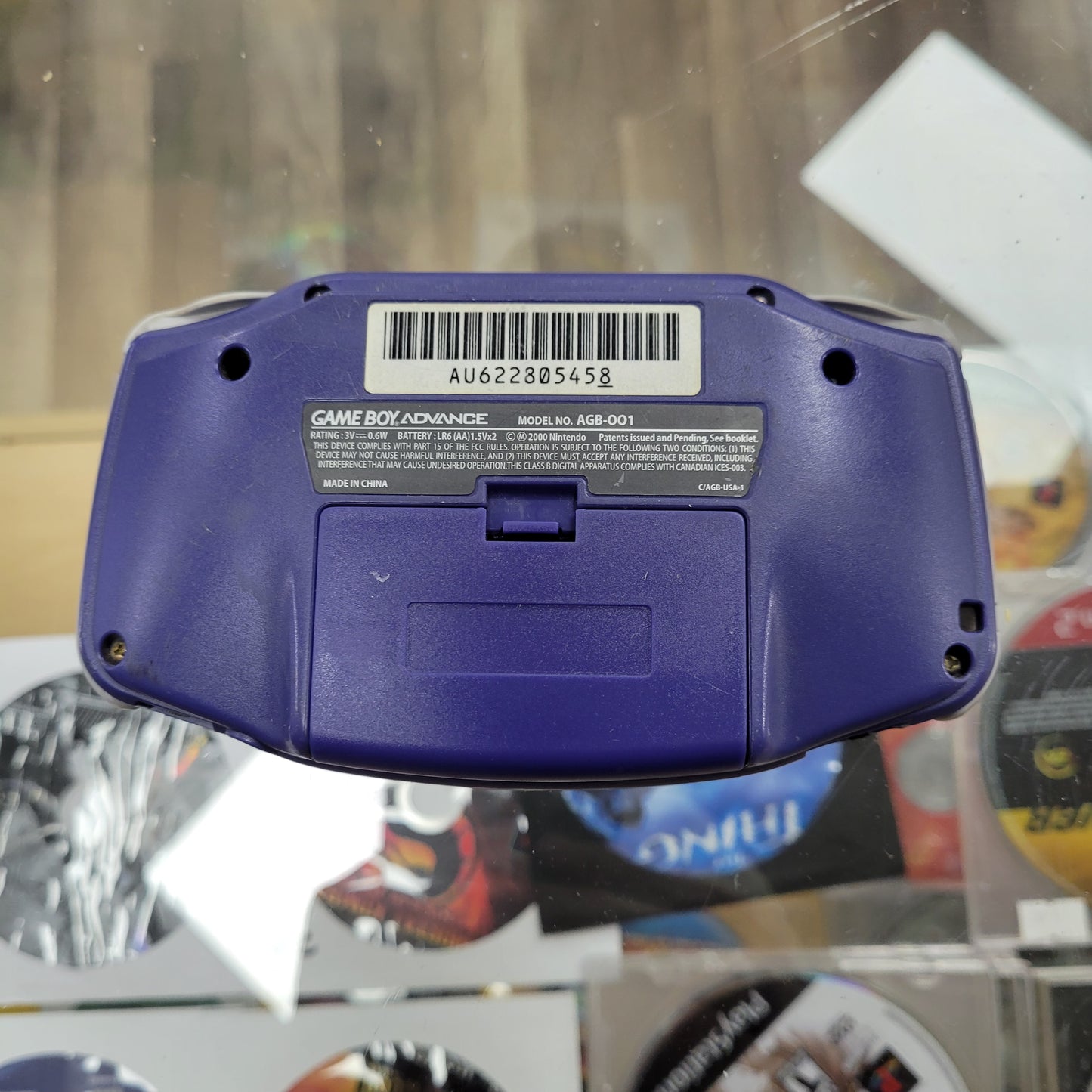 Purple Indigo Gameboy Advance System