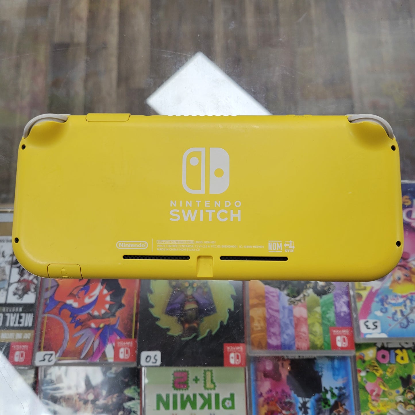 Yellow Nintendo Switch Lite Poor Condition