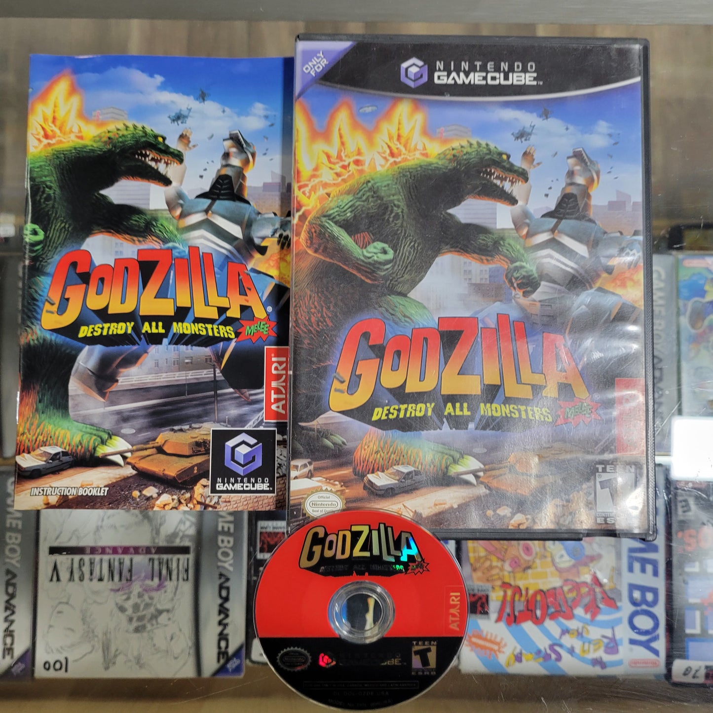 Godzilla Destroy All Monsters Melee Nintendo Gamecube