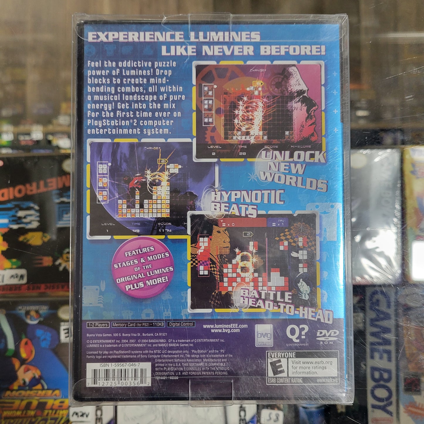New Lumines Plus Playstation 2
