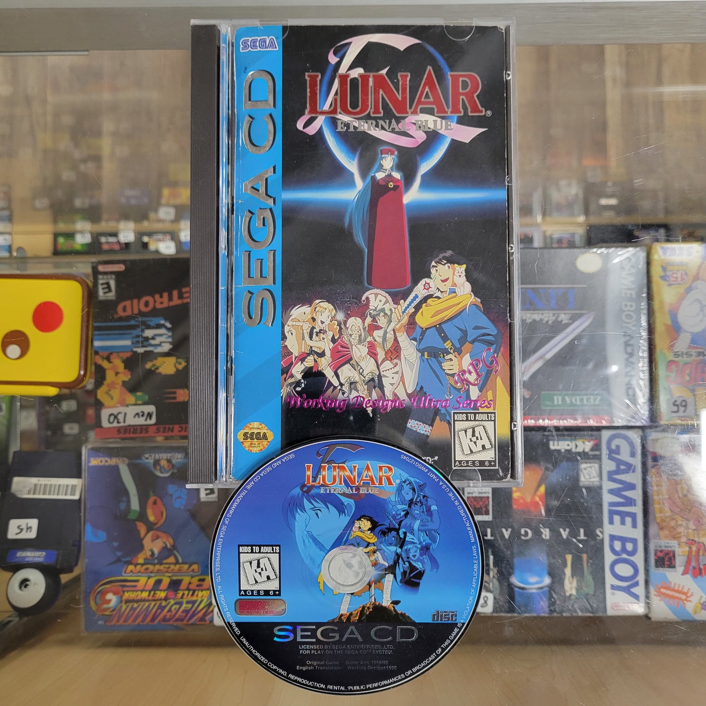 Lunar II Eternal Blue Sega CD