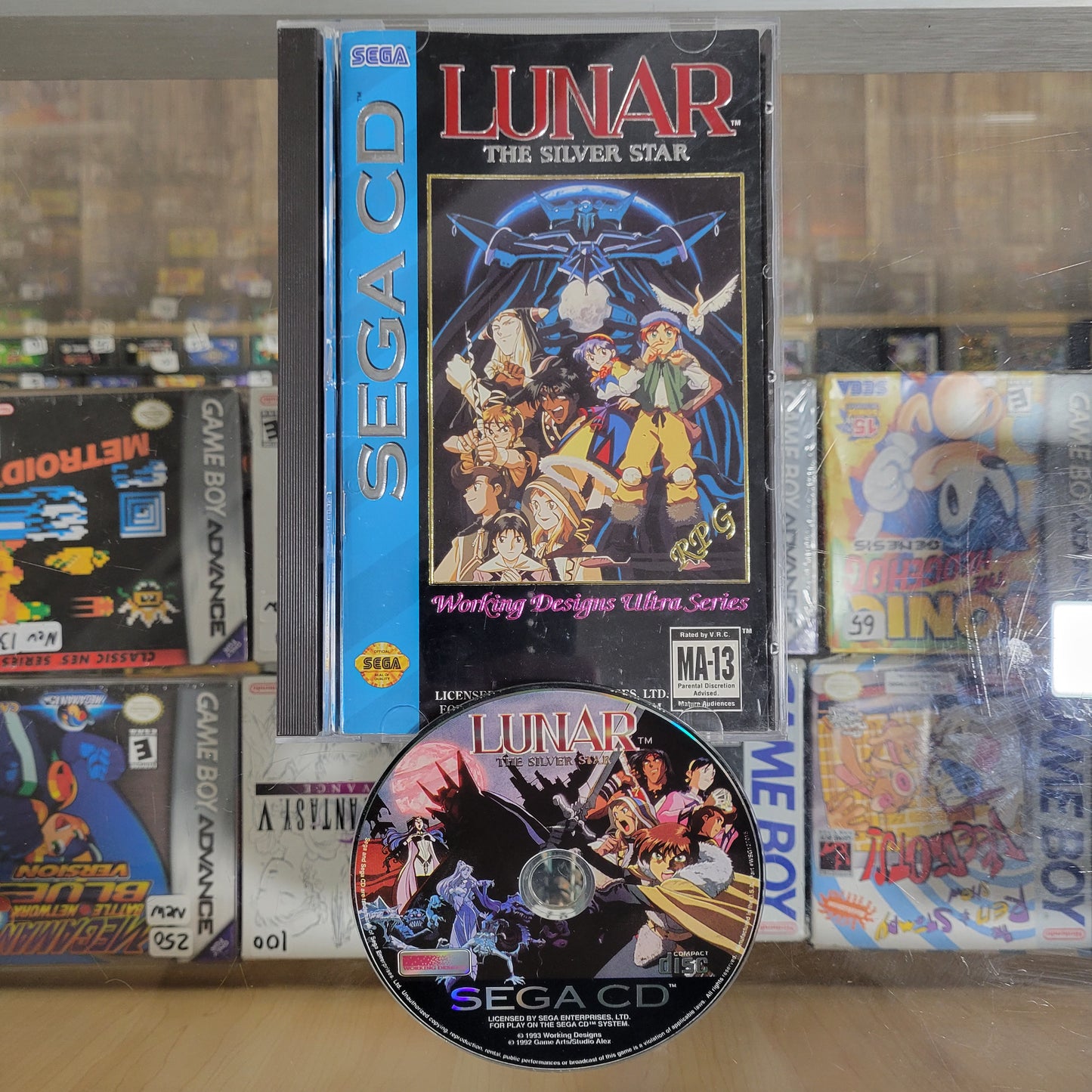 Lunar The Silver Star Sega CD