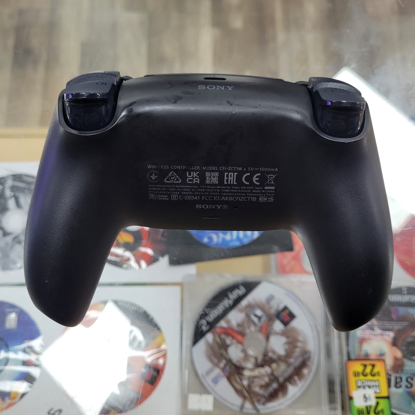 Black Playstation 5 DUAL Sense Controller