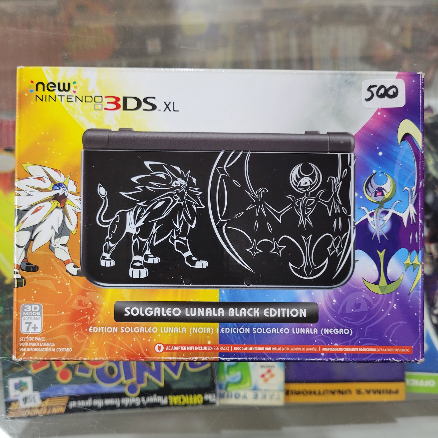 New Nintendo 3DS XL Solgaleo Lunala Black Edition