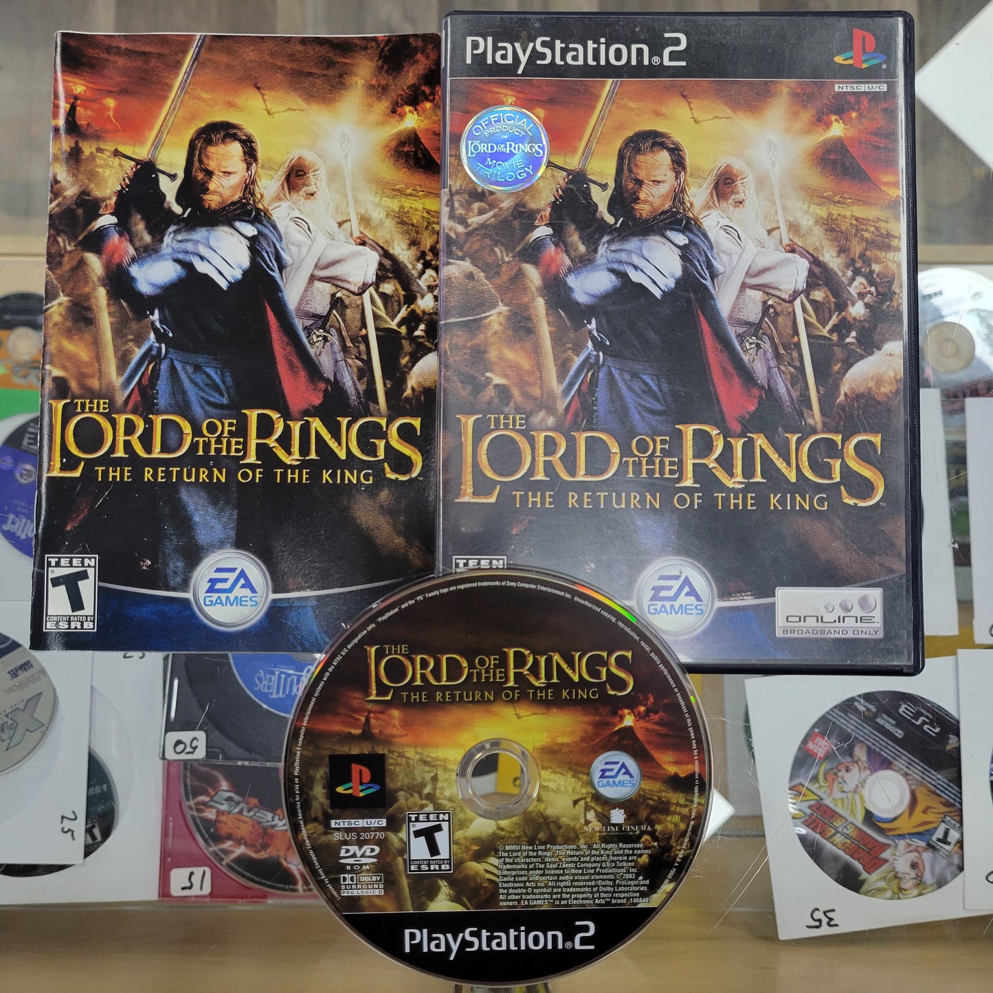 The Lord Of The Rings The Return Of The King Playstation 2