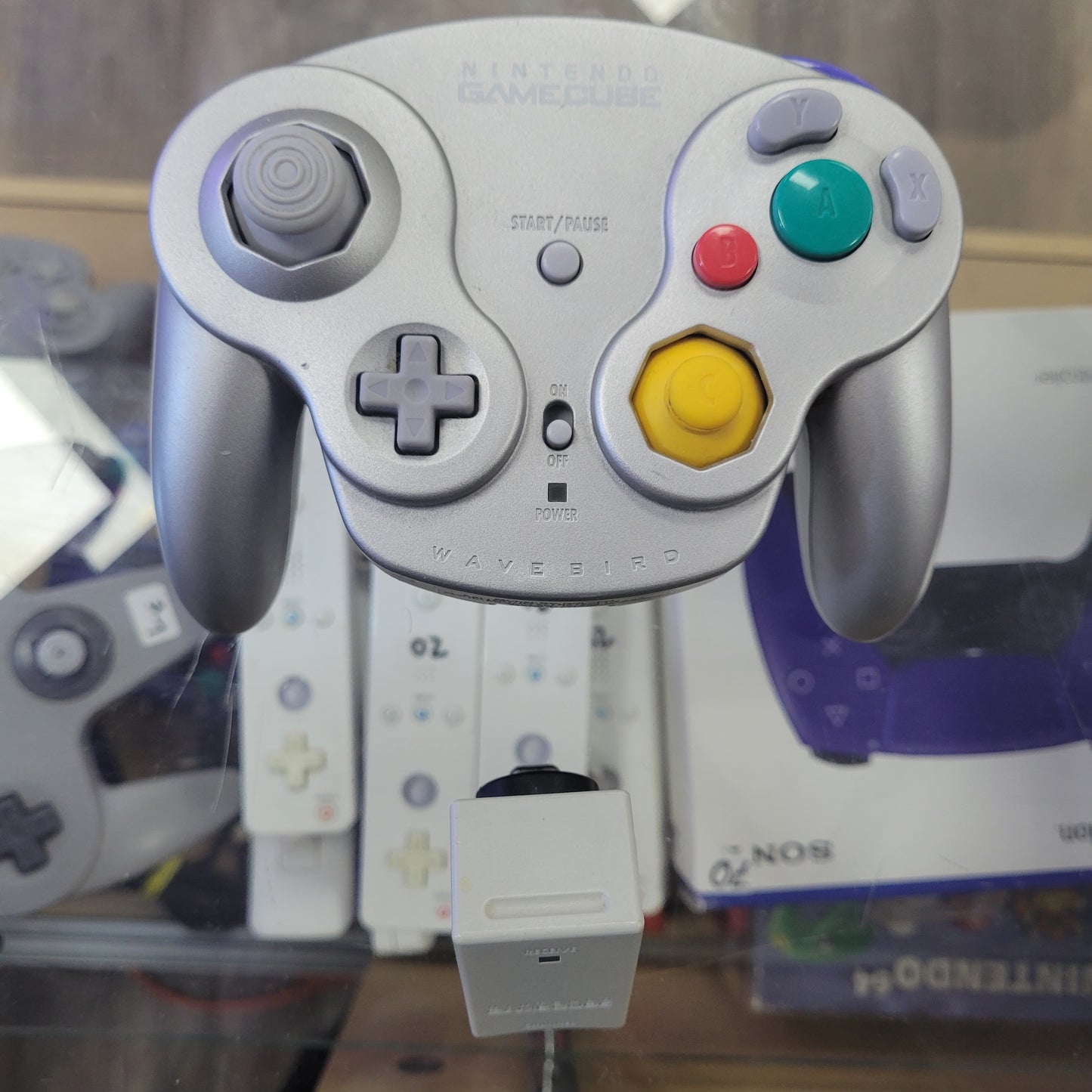 Platinum Nintendo Gamecube Wavebird Controller