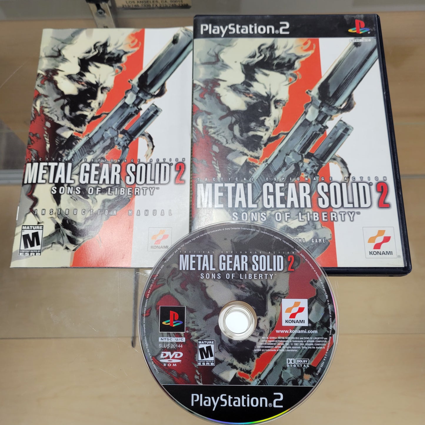 Metal Gear Solid 2 Playstation 2